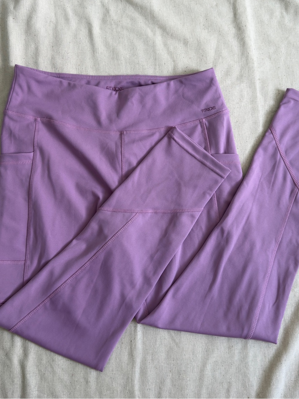 FITKICKS Lavender High-Rise Performance Leggings